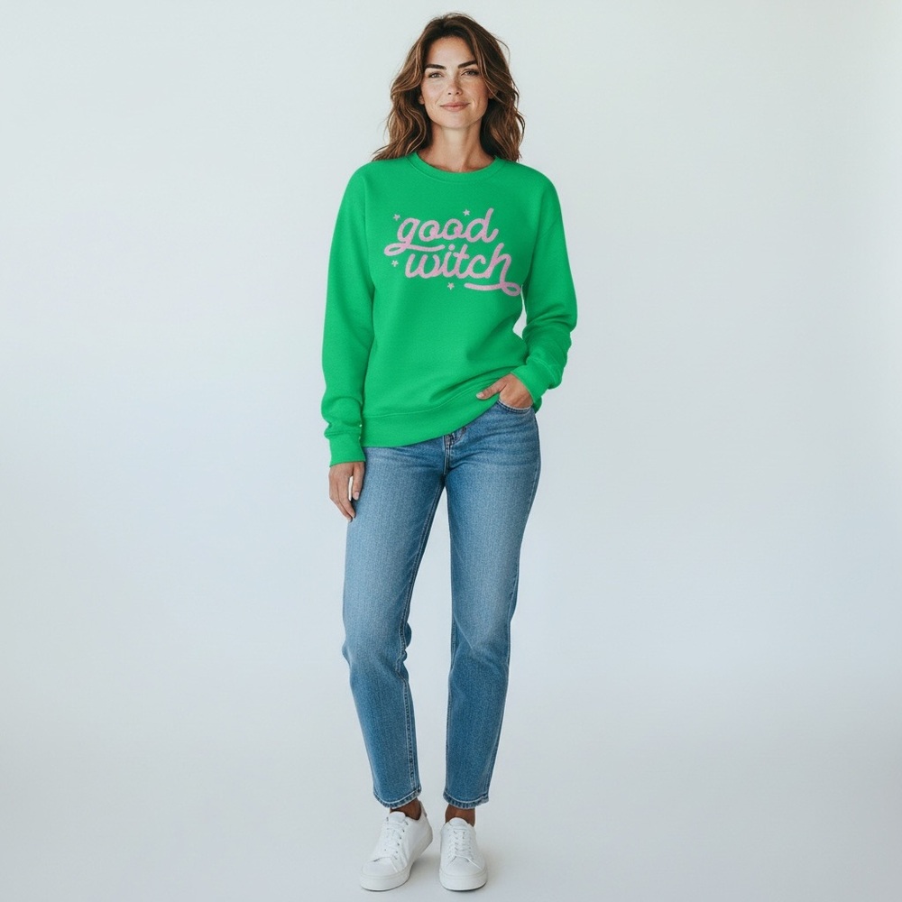WICKED/"GOOD WITCH" CREW NECK SWEATSHIRT/SIZE:M - Picture 12 of 12